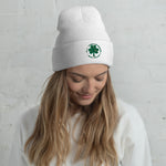 Load image into Gallery viewer, Saint Patrick's Trinity Shamrock Beanie
