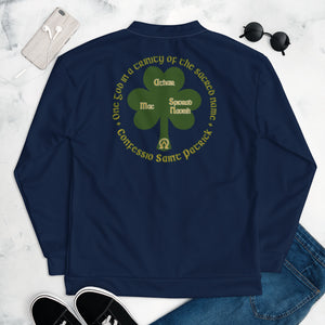 Saint Patrick's Trinity Shamrock  Blue B. Jacket