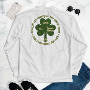 Saint Patrick's Trinity Shamrock White B. Jacket