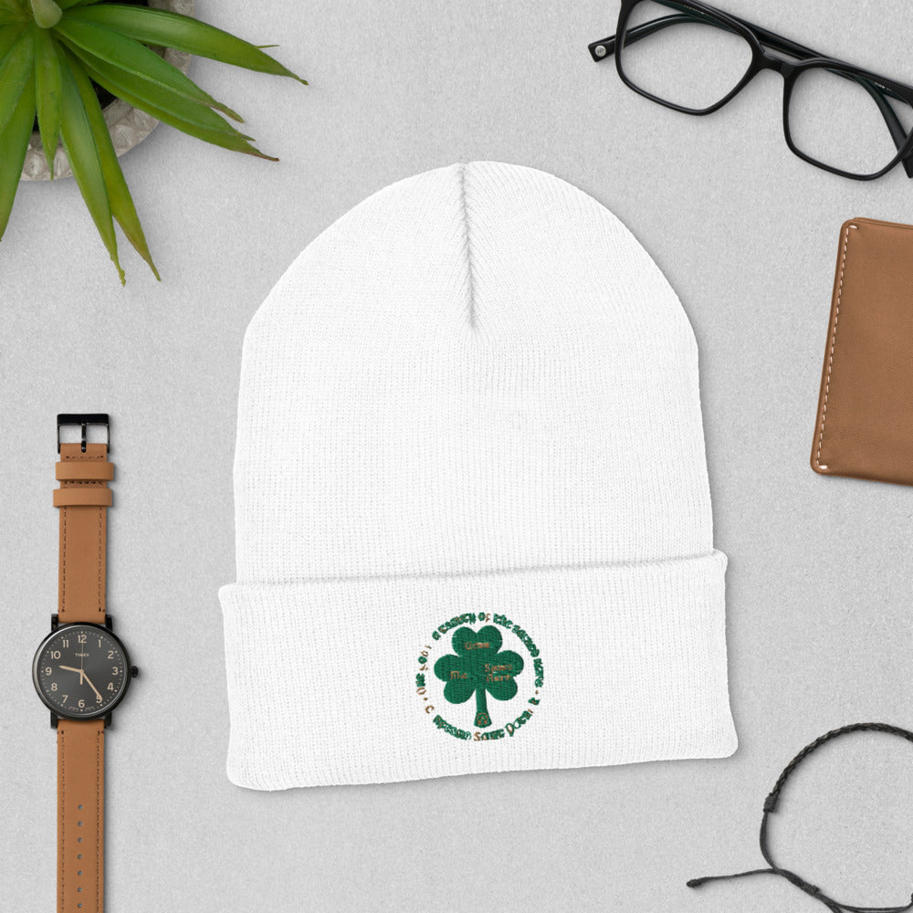 Saint Patrick's Trinity Shamrock  Beanie