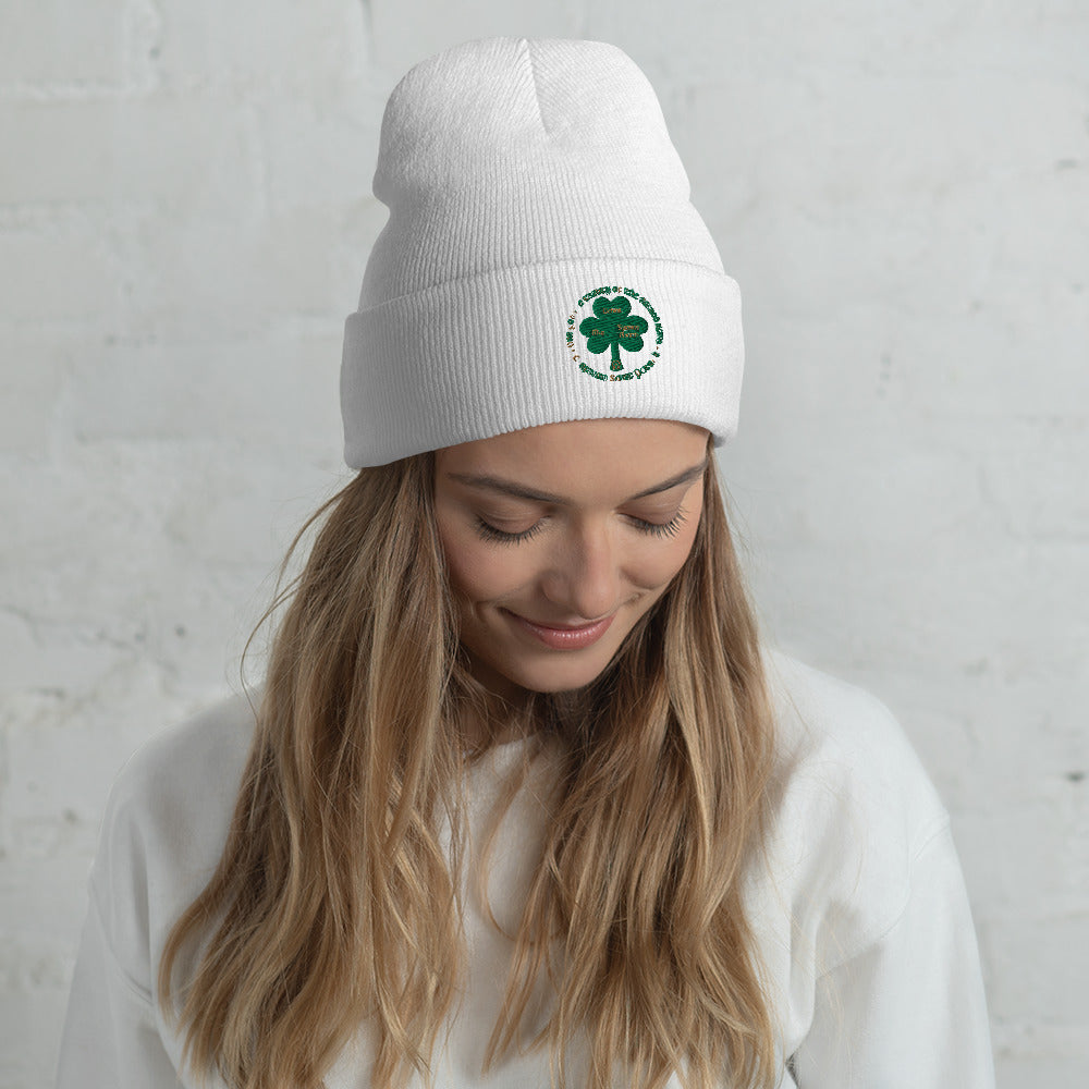 Saint Patrick's Trinity Shamrock  Beanie