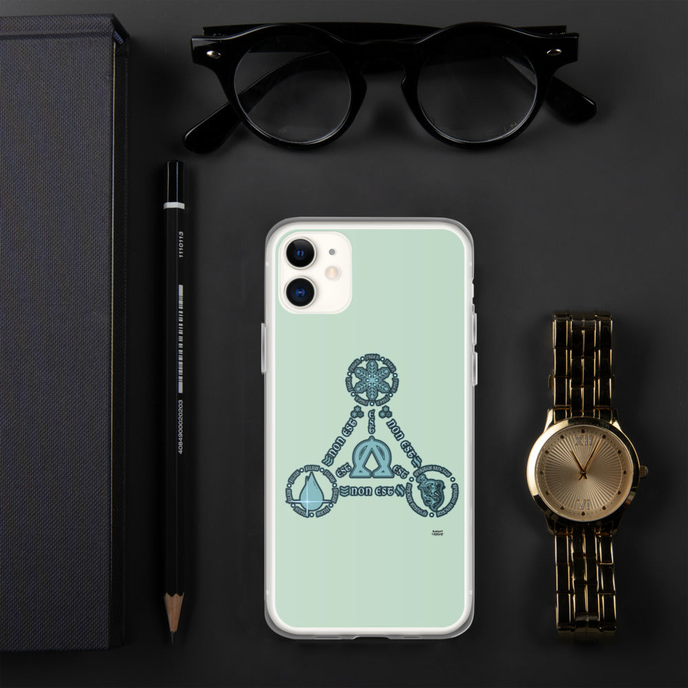 Aqua Trinity iPhone Cases