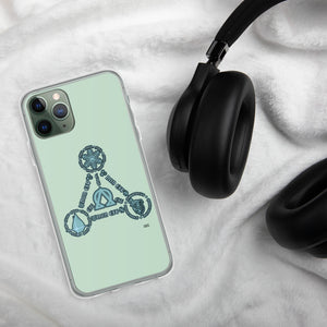 Aqua Trinity iPhone Cases