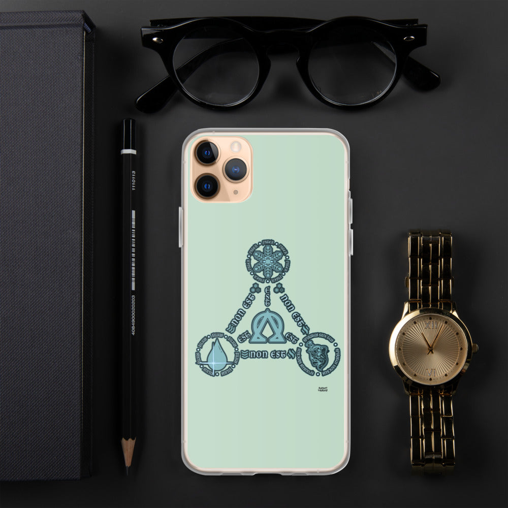 Aqua Trinity iPhone Cases