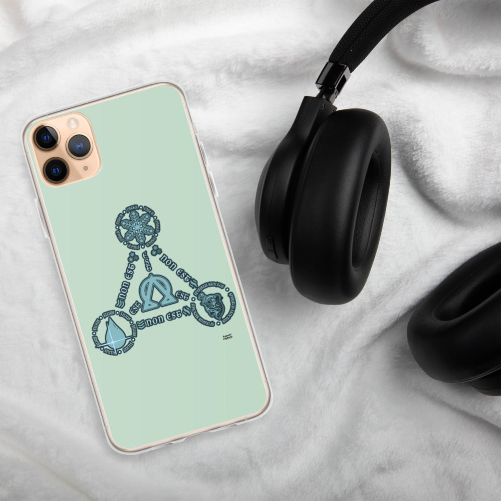 Aqua Trinity iPhone Cases