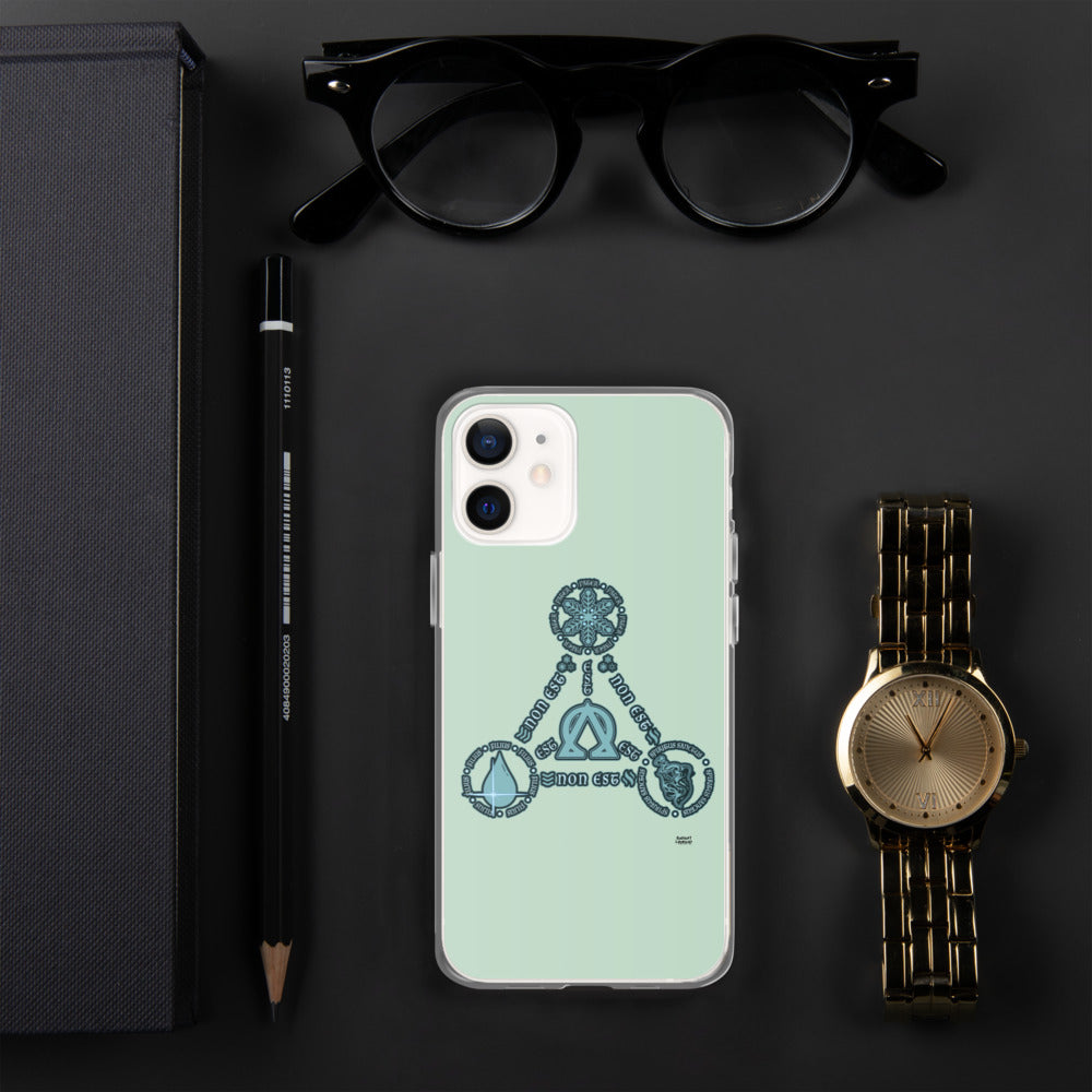 Aqua Trinity iPhone Cases