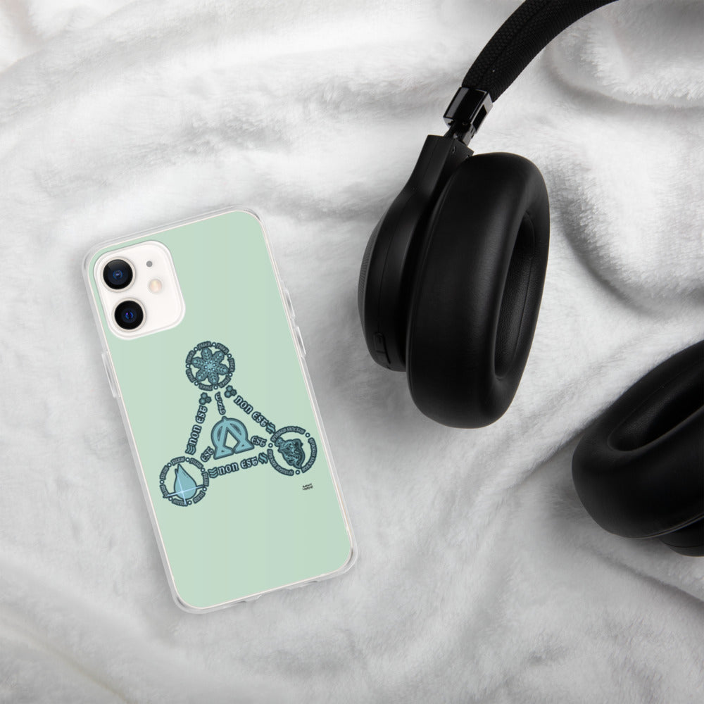 Aqua Trinity iPhone Cases