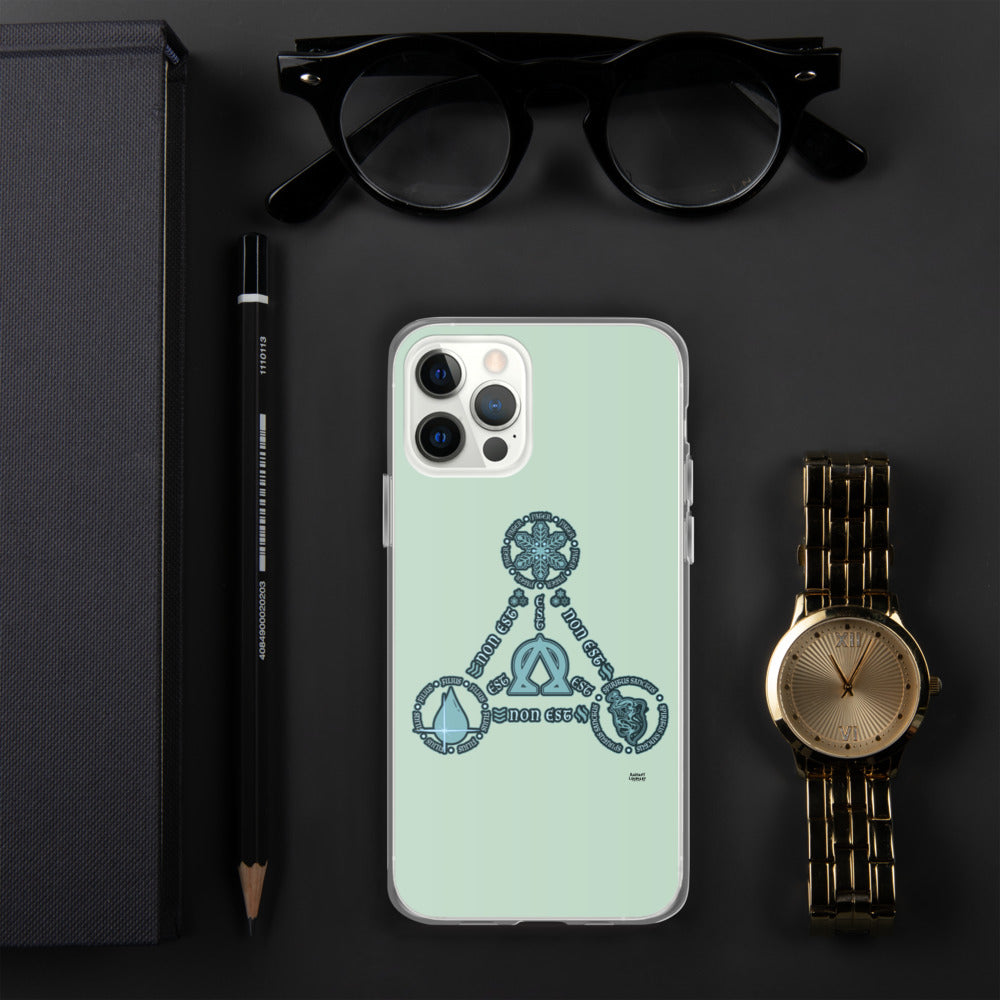 Aqua Trinity iPhone Cases