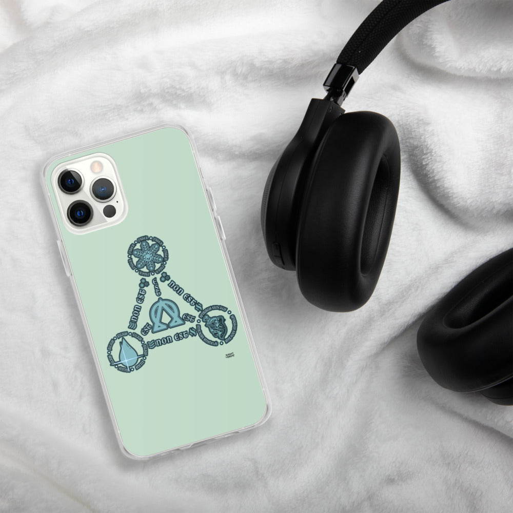 Aqua Trinity iPhone Cases