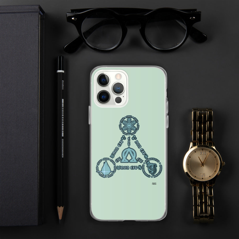 Aqua Trinity iPhone Cases