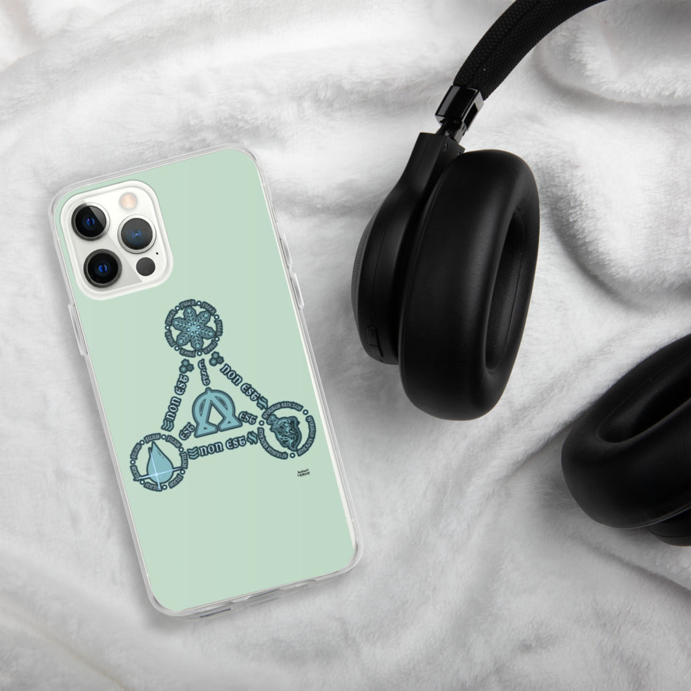 Aqua Trinity iPhone Cases