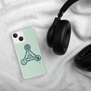 Aqua Trinity iPhone Cases