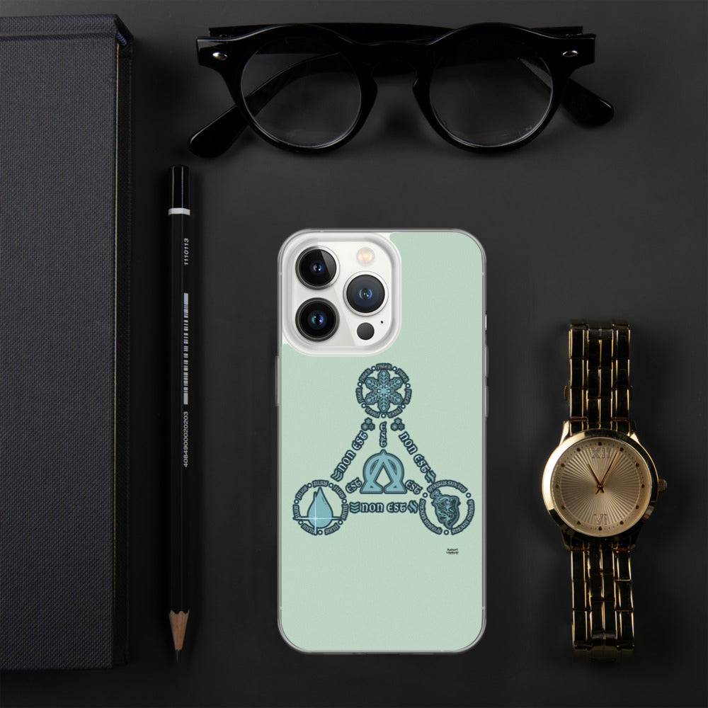 Aqua Trinity iPhone Cases