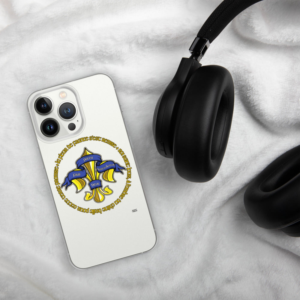 Fleur de lis Trinity iPhone Cases