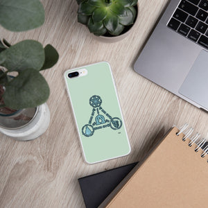 Aqua Trinity iPhone Cases