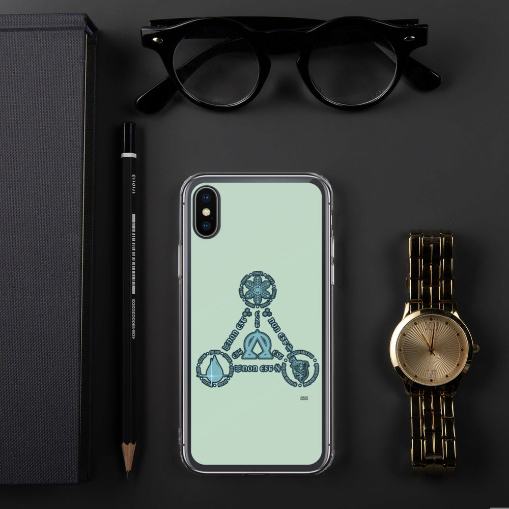 Aqua Trinity iPhone Cases