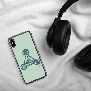 Aqua Trinity iPhone Cases