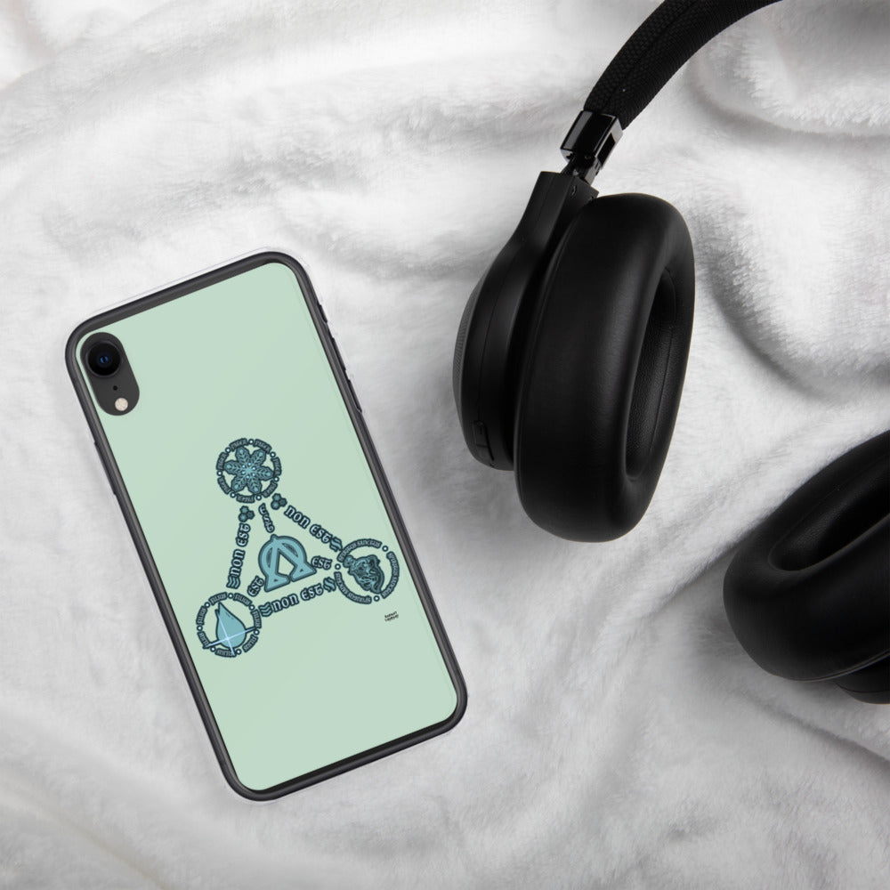 Aqua Trinity iPhone Cases