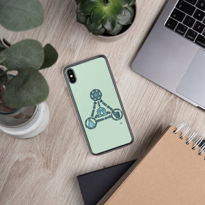 Aqua Trinity iPhone Cases