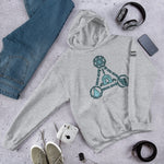 Load image into Gallery viewer, Aqua Trinity Hoodie
