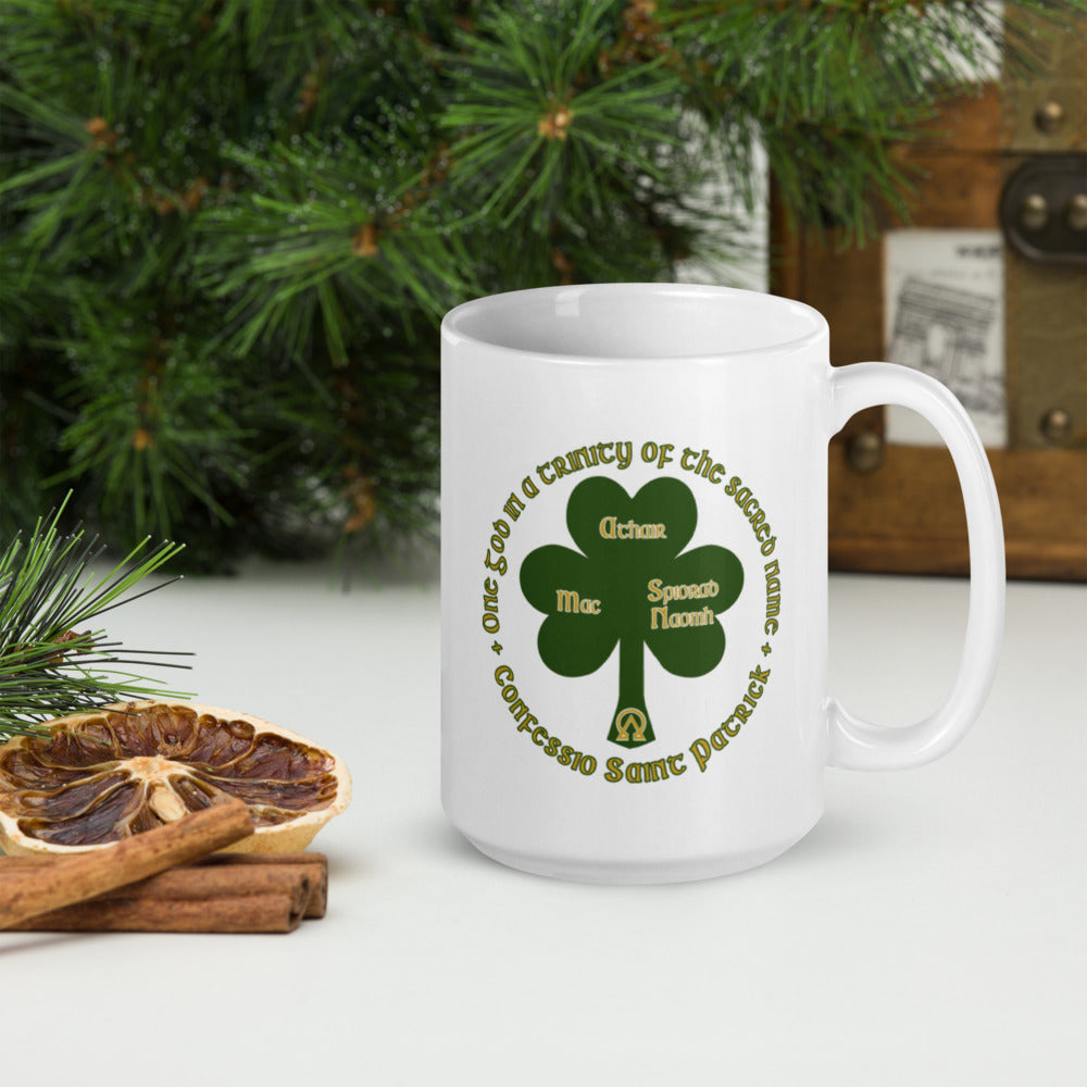 Saint Patrick's Trinity Shamrock  mugs