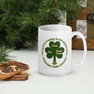 Saint Patrick's Trinity Shamrock  mugs